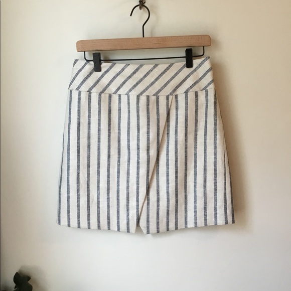 J. Crew Dresses & Skirts - Jcrew linen crossover wrap skirt